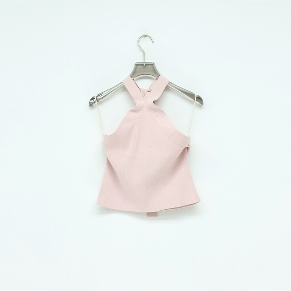 Wilfred Cayenne knit halter top